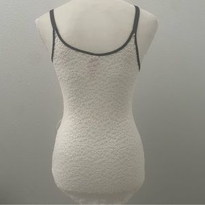 Victoria's Secret White lace back cami top size Medium